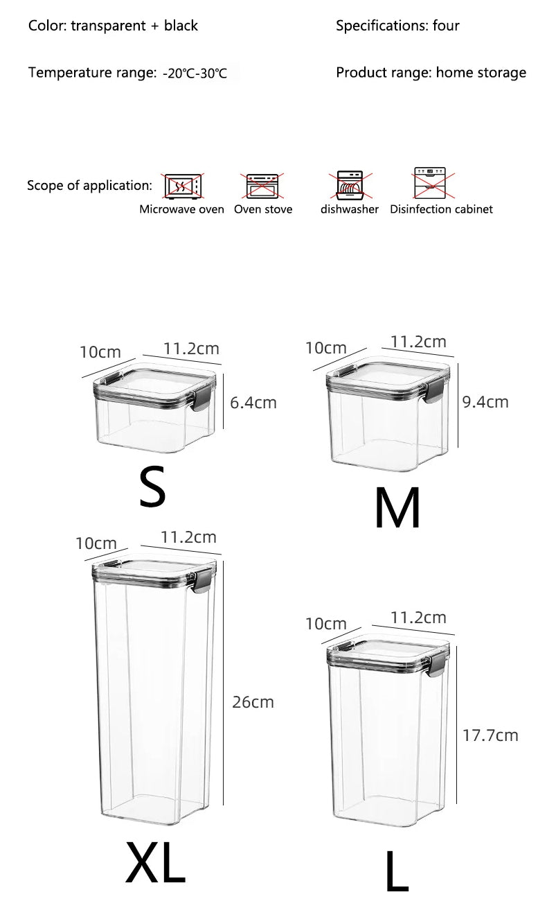 SealBox™ – Set Hermético de 7 Contenedores Apilables