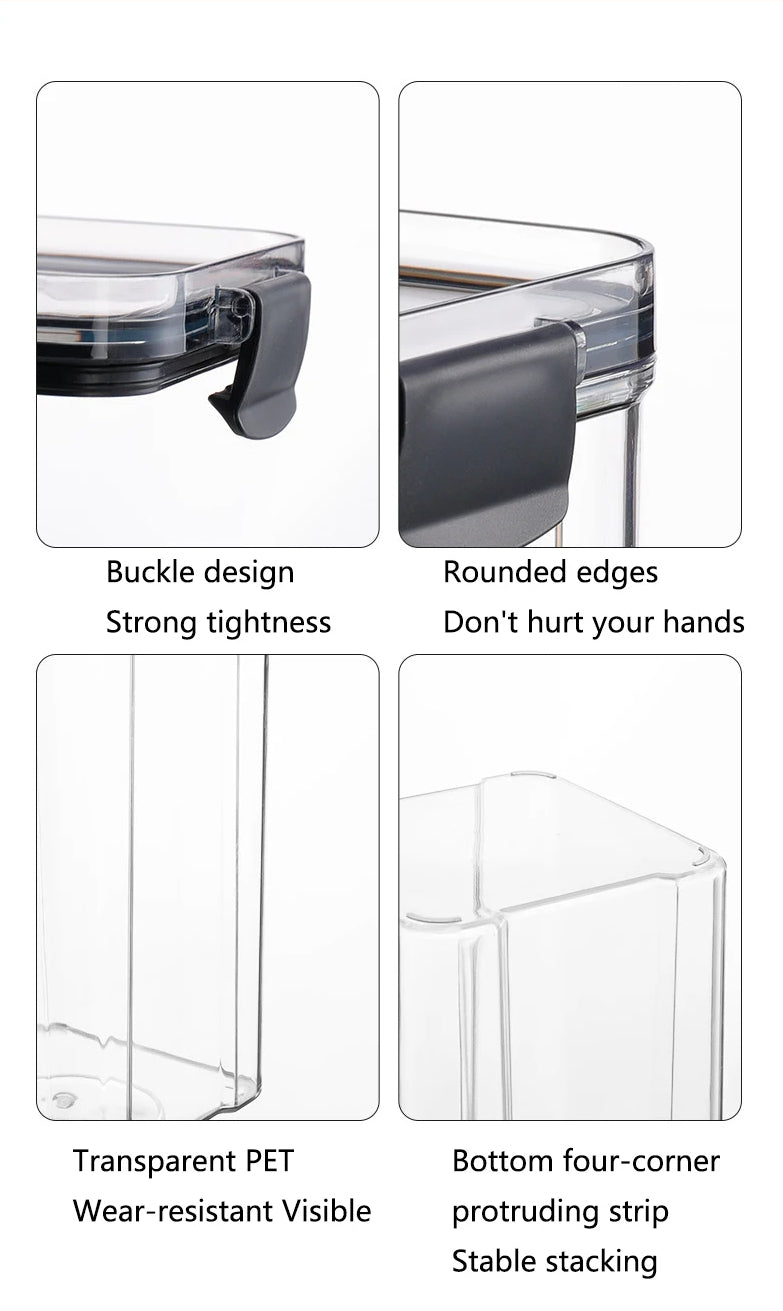 SealBox™ – Set Hermético de 7 Contenedores Apilables