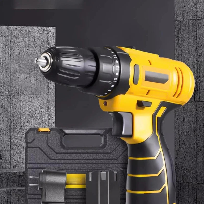 PowerDrill 24X™ – Taladro Inalámbrico con Doble Batería y Percutor