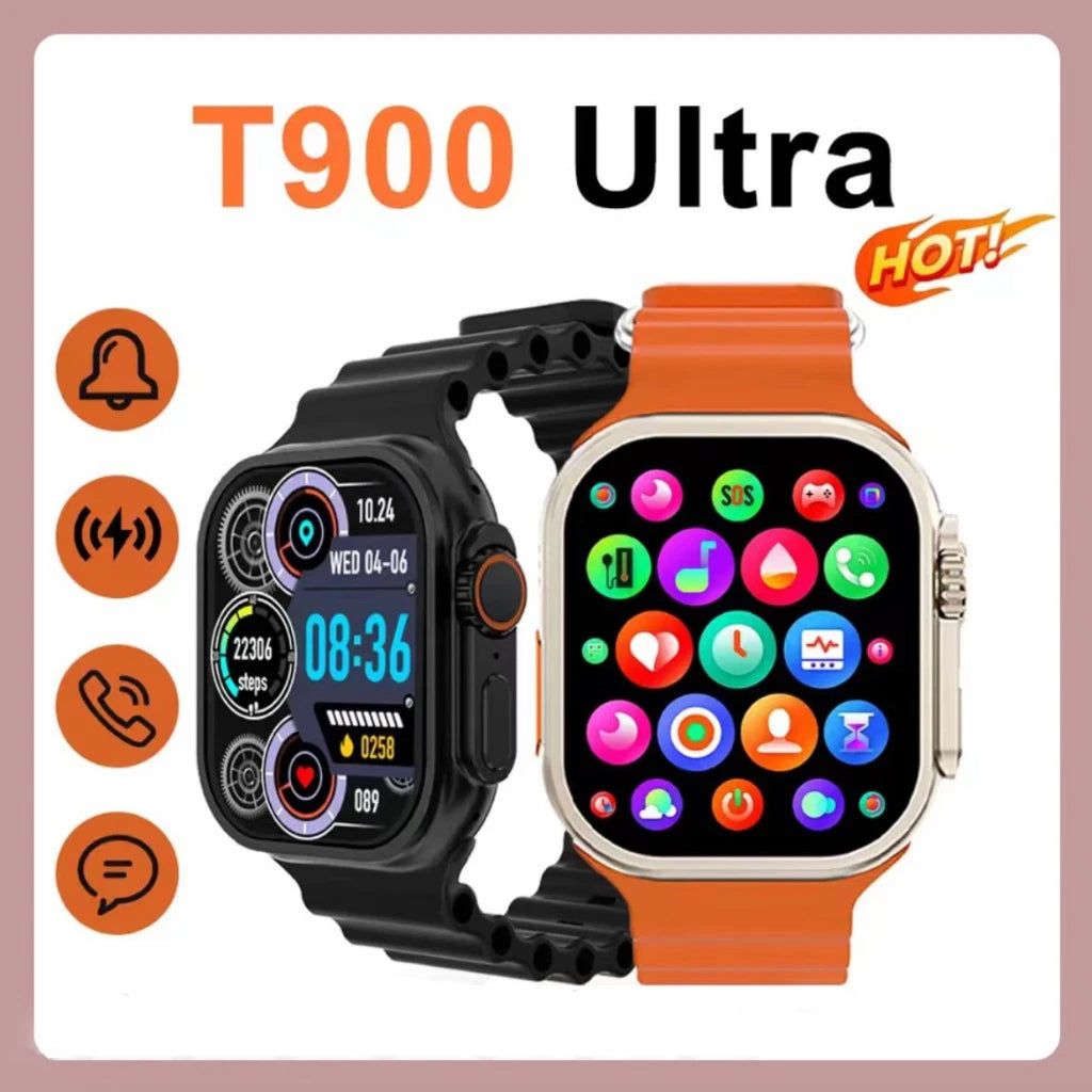 NeoTrack™ T900 Ultra 2 Suit Max – Smartwatch Deportivo 2025