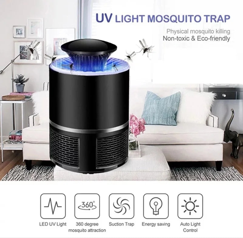 LumiTramp™ – Lámpara Antimosquitos Silenciosa y Segura