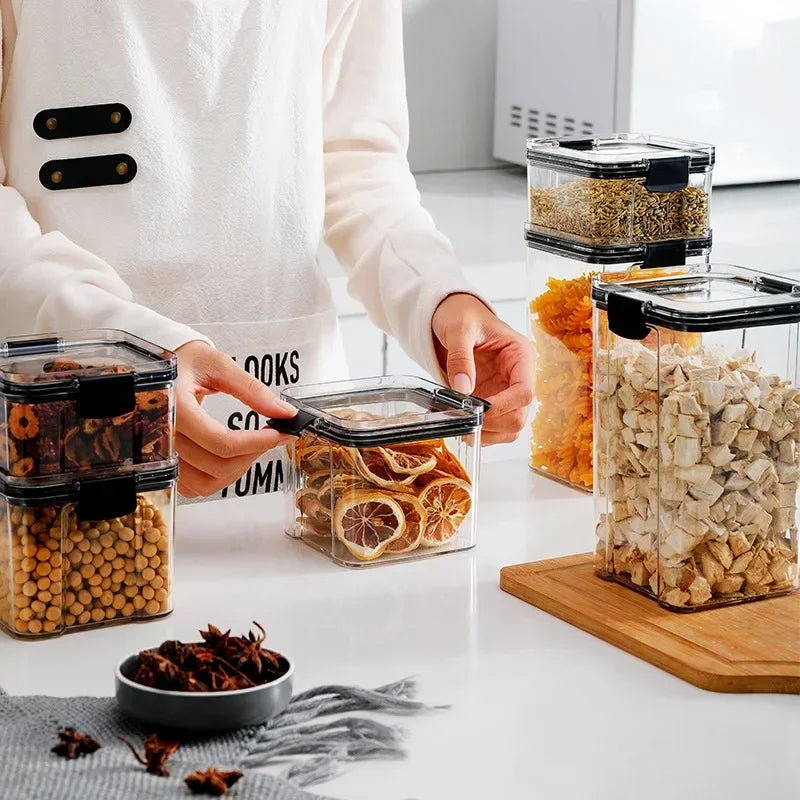 SealBox™ – Set Hermético de 7 Contenedores Apilables