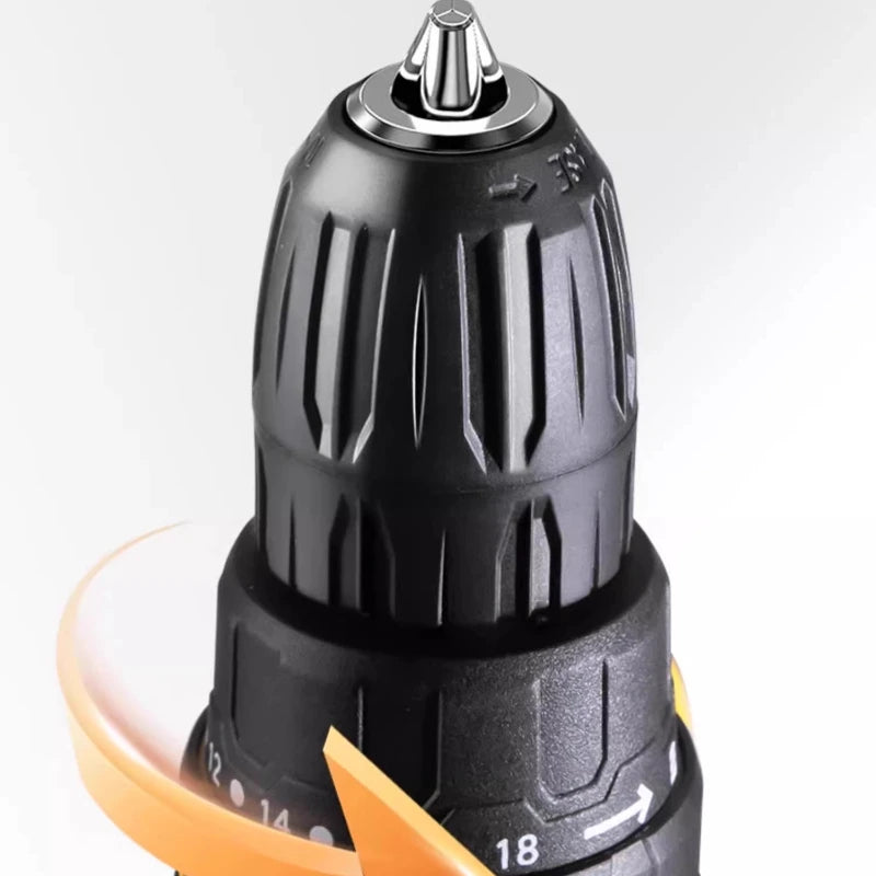 PowerDrill 24X™ – Taladro Inalámbrico con Doble Batería y Percutor