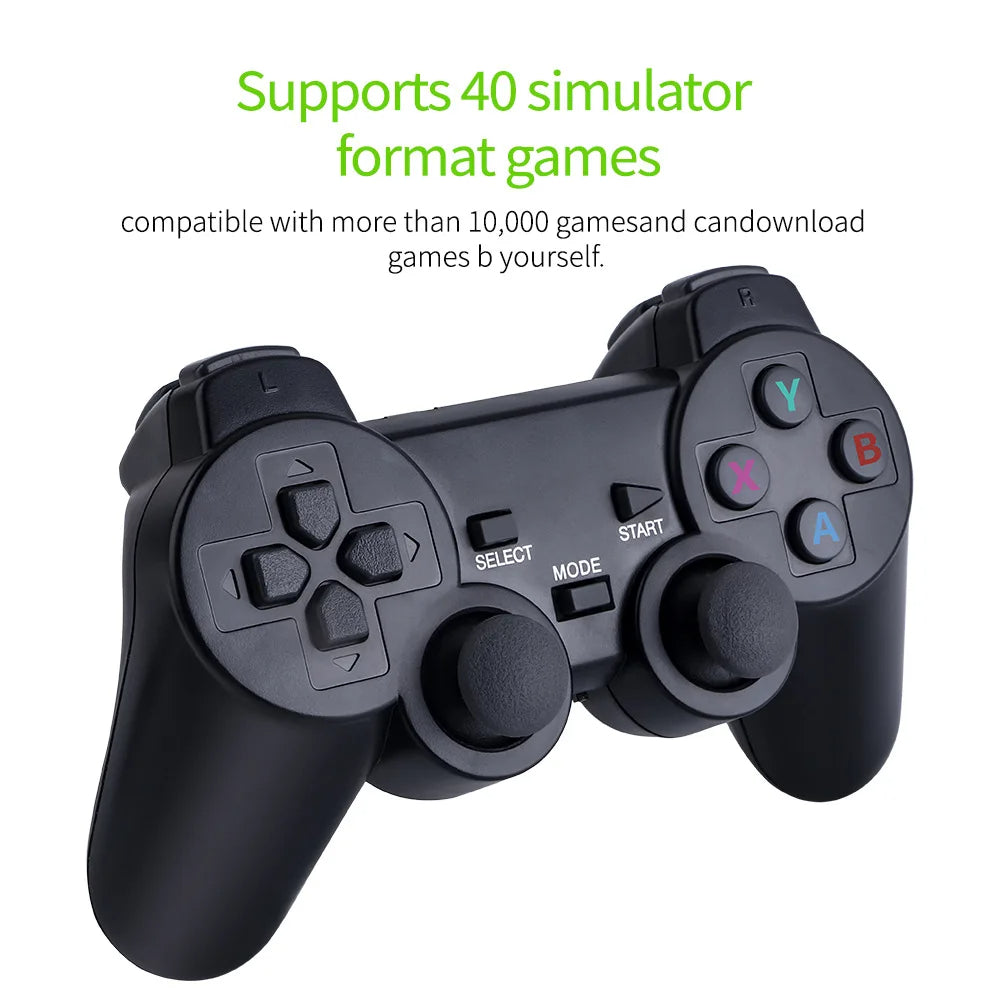 RetroBox™ 4K – Consola Clásica Inalámbrica
