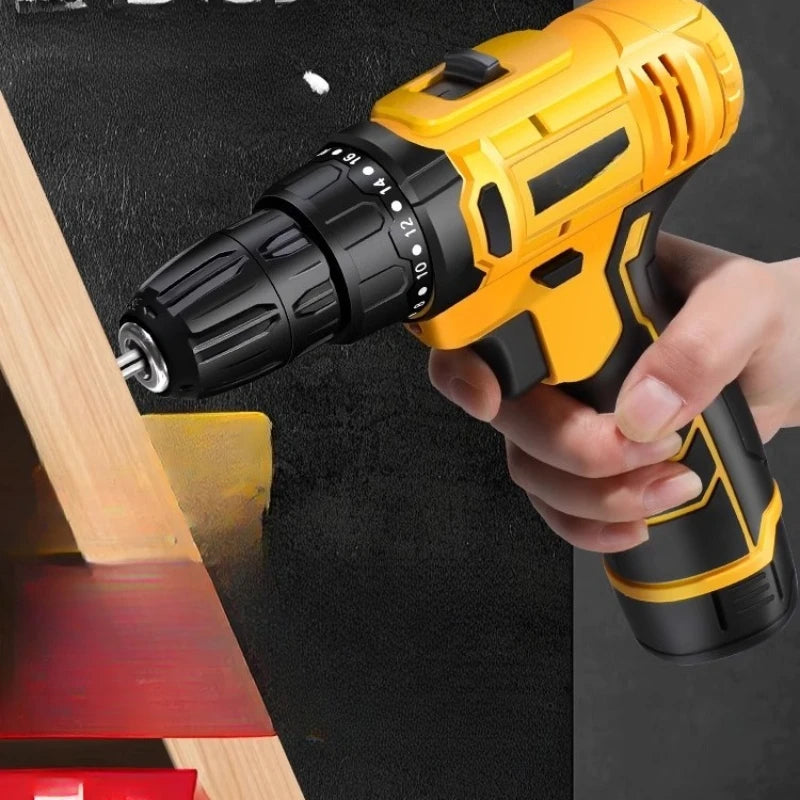 PowerDrill 24X™ – Taladro Inalámbrico con Doble Batería y Percutor