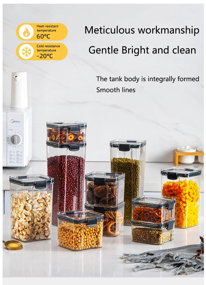 SealBox™ – Set Hermético de 7 Contenedores Apilables
