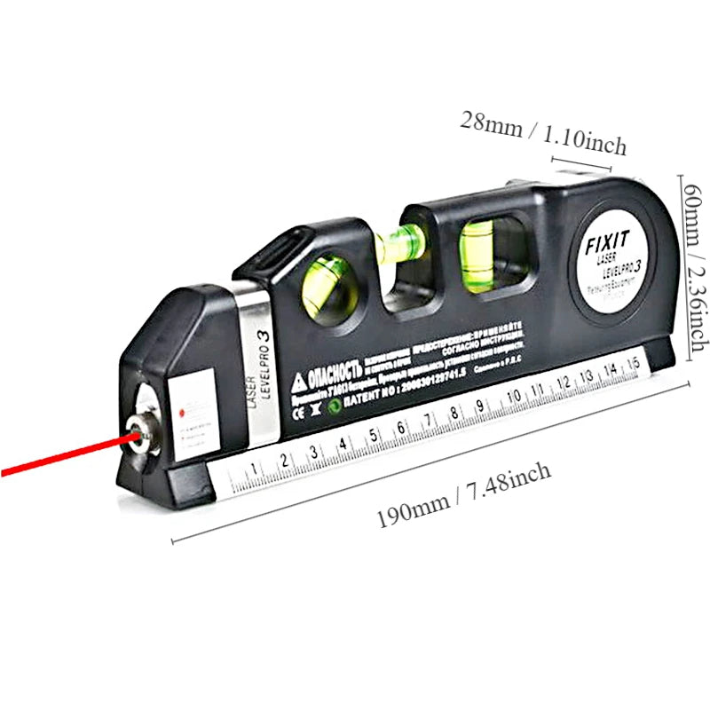 Nivelador Pro40™ – Precisión 3 en 1 al Instante