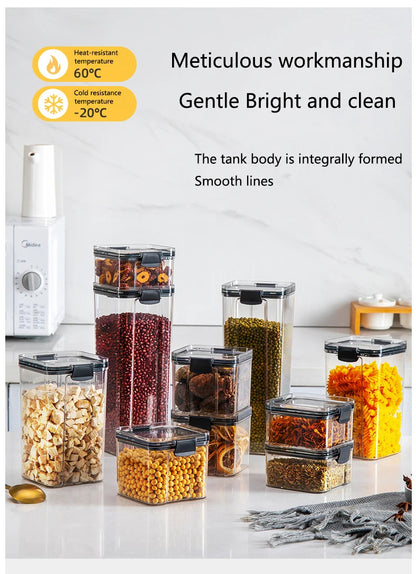 SealBox™ – Set Hermético de 7 Contenedores Apilables